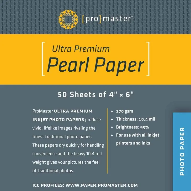 Promaster 8628 4x6 50SH Ultra Prem Pearl