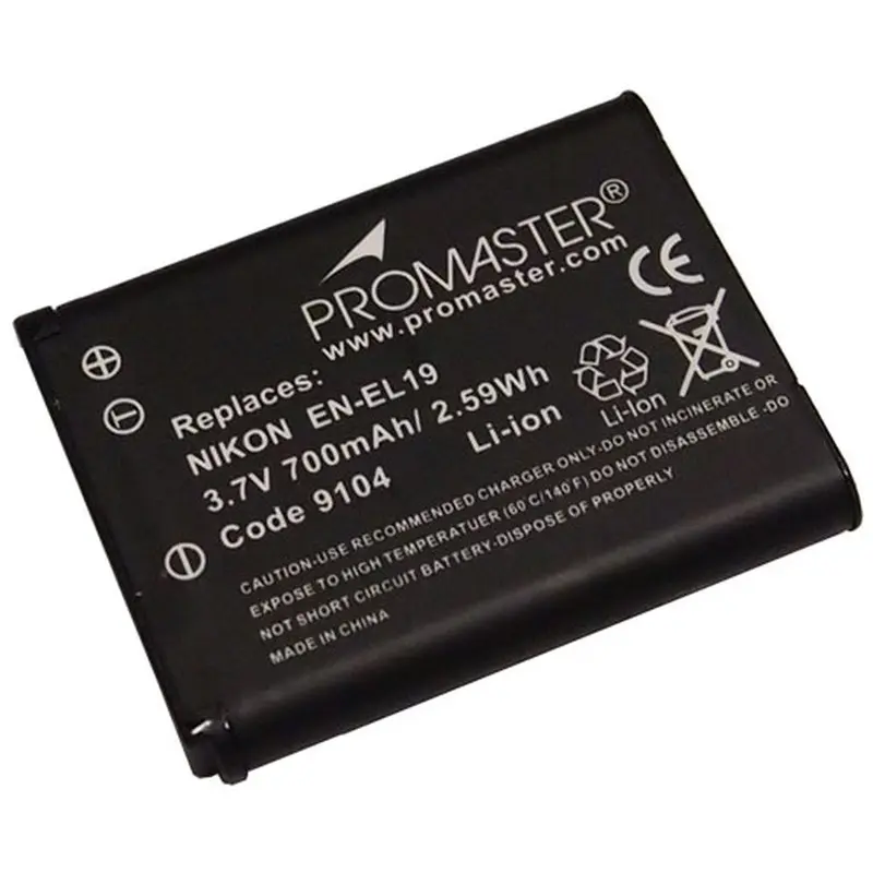 Promaster 9104 EN-EL19 Battery for Nikon