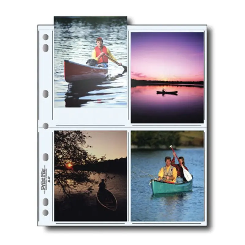 PRINTFILE 45-8P 25PK 4X5 NEG PAGES
