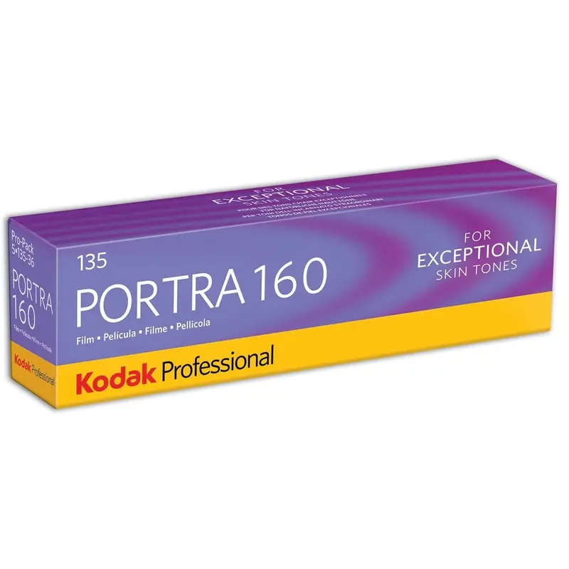 Kodak Portra 160 36 Exp. 35mm Color Negative Film Pro-pack (5 Rolls) 6031959