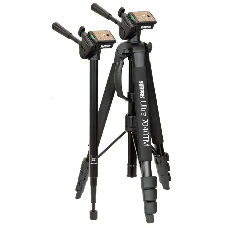 Sunpak Ultra7040TM Tri-Monopod with Smartphone & Action Cam Adapters