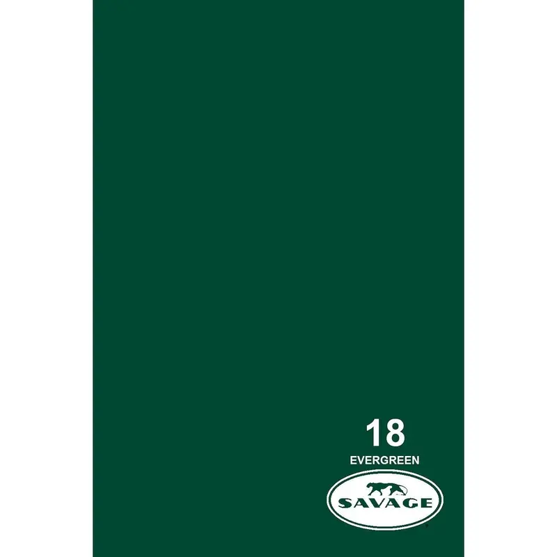 Savage 107" x 36' #18 Evergreen Seamless Background Paper