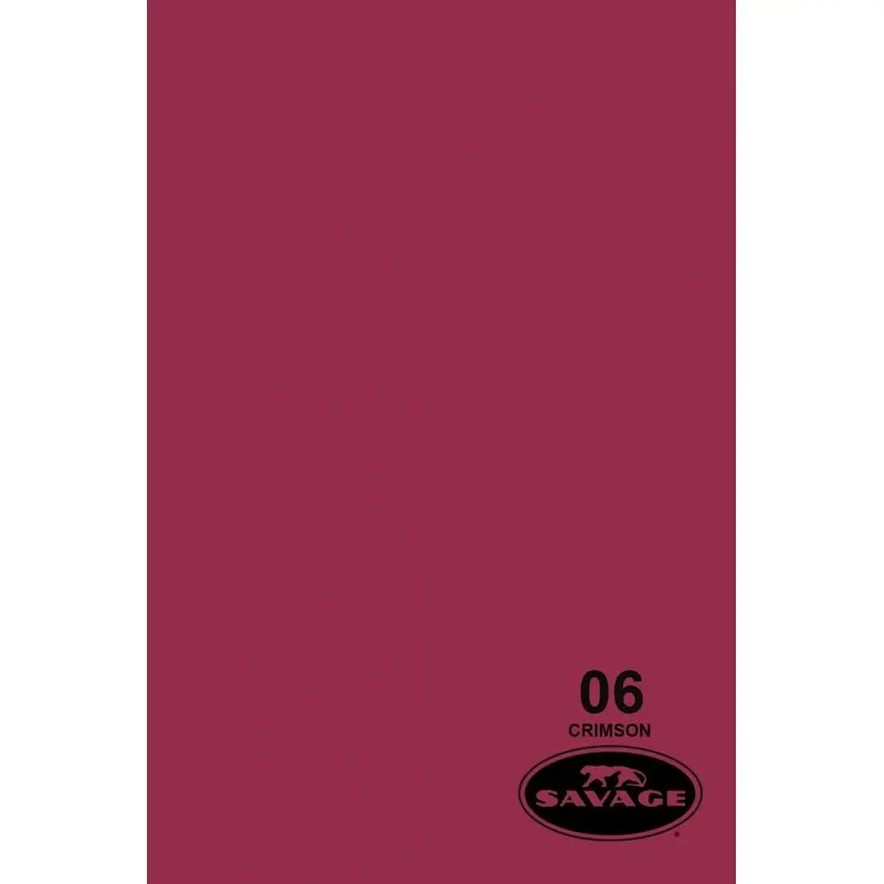 Savage 107" x 36' #6 Crimson Seamless Background Paper
