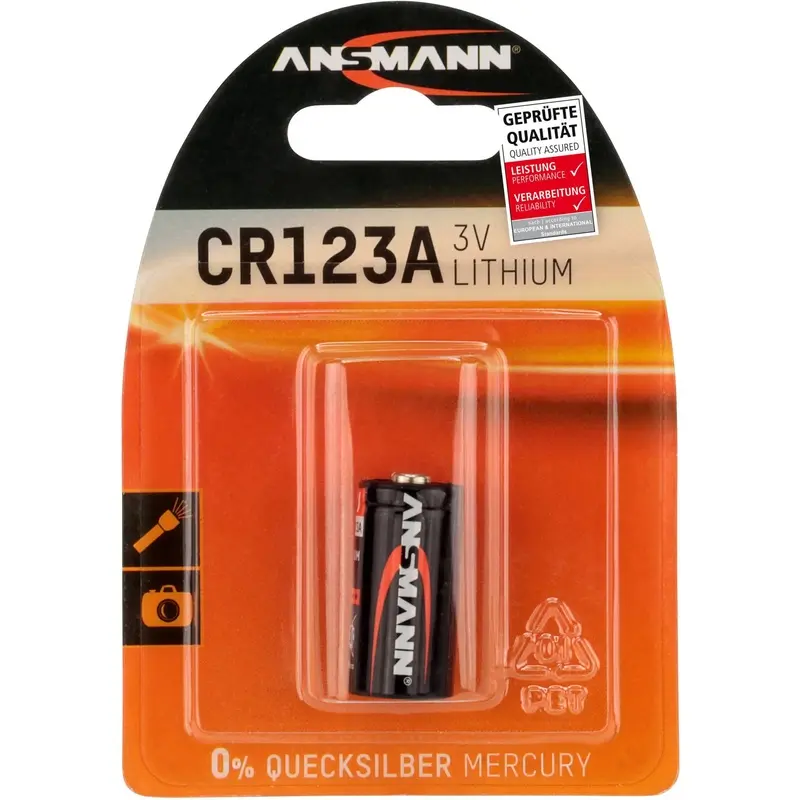 Ansmann CR123A Lithium Battery