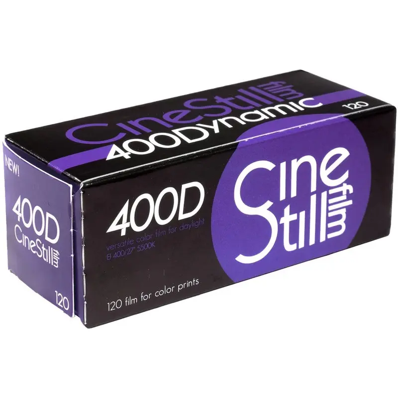 CineStill Film 400D Dynamic Color Negative Film (120 Roll Film)