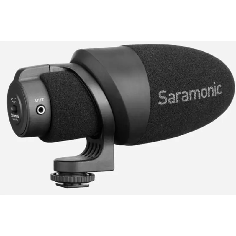Saramonic CamMic Camera-Mount Shotgun  Microphone for DSLR Cameras and Smartphones