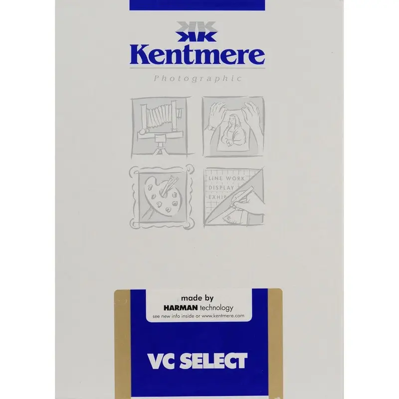Kentmere Select Variable Contrast Resin Coated Paper (5 x 7", Fine Luster, 100 Sheets)