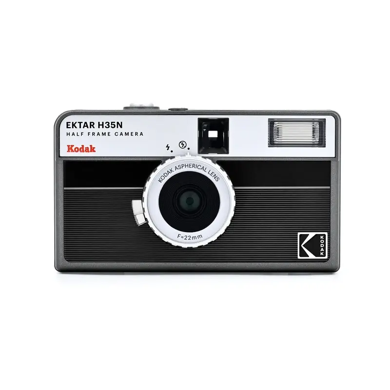 Kodak Ektar H35N Half-Frame Film Camera (Striped Black)