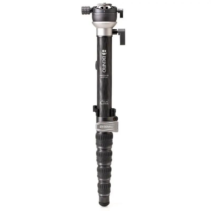 Benro MSDPL46C SupaDupa Carbon Fiber Monopod with Leveling Pan Head (62")