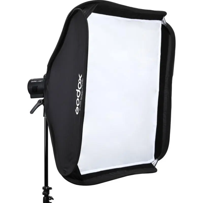 Godox S2 Speedlite Bracket with Softbox, Grid & Carrying Bag Kit (23.6 x 23.6")  SGGV6060