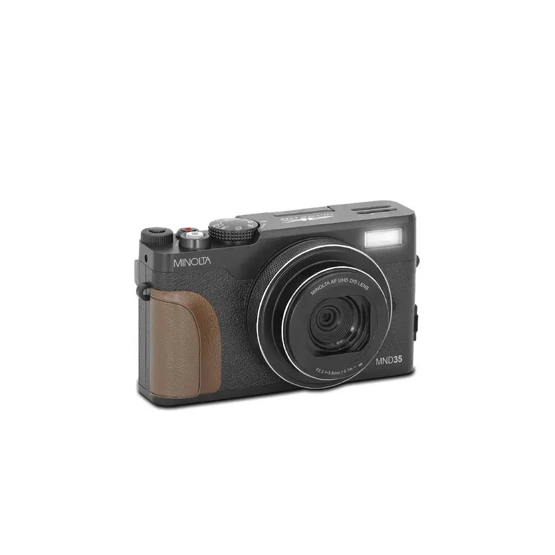 MINOLTA MND35 64 MP Autofocus / 4K Ultra HD Camera w/WiFi (Black) - No memory card