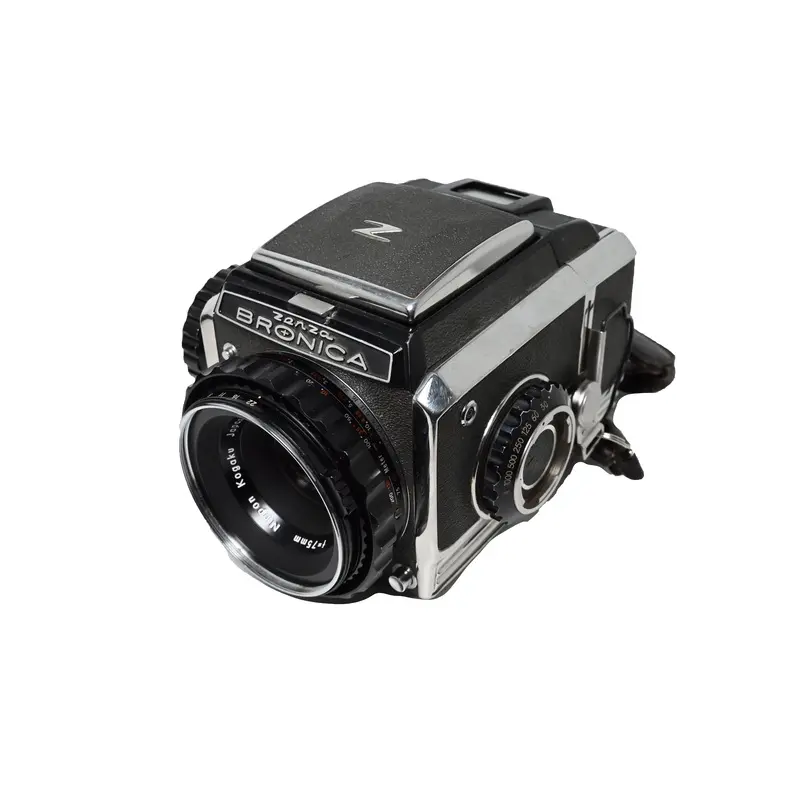 USED Bronica Zenza w/ Nikkor-P 75mm f/2.8