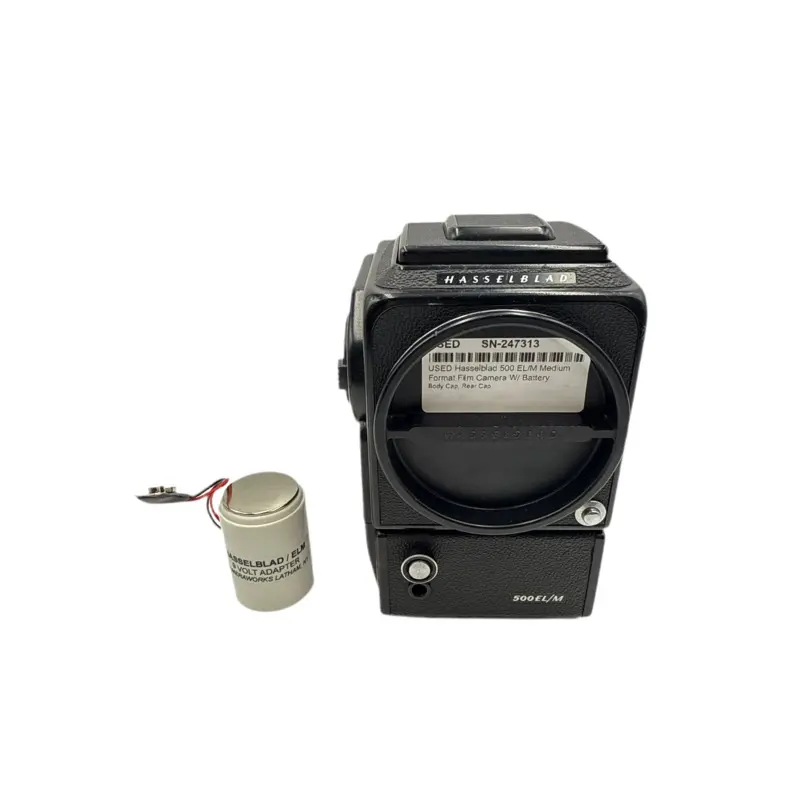 USED Hasselblad 500 EL/M Medium Format Film Camera W/ Battery Adapter