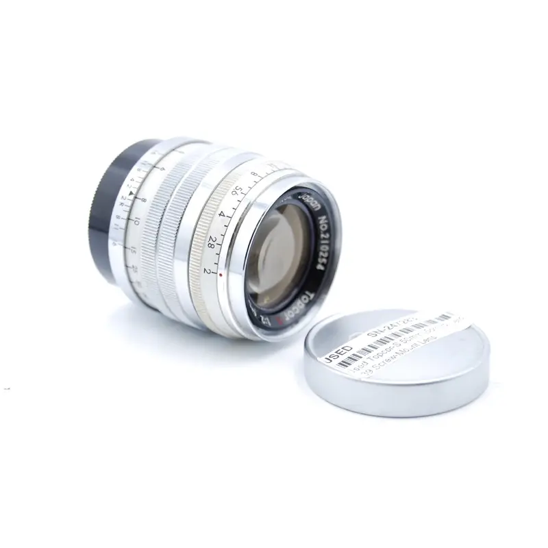 Used Topcor-S 50mm (5cm) f2 Leica L39 Screw-Mount Lens