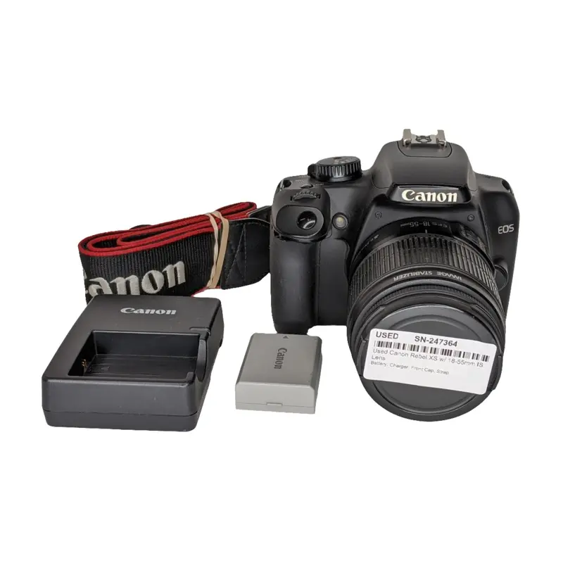 Used Canon Rebel XS w/ 18-55mm IS Lens