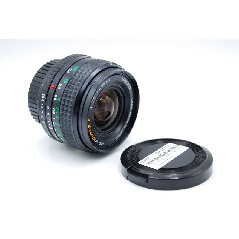Used Minolta 28mm f2.8 MD W.Rokkor-X Lens