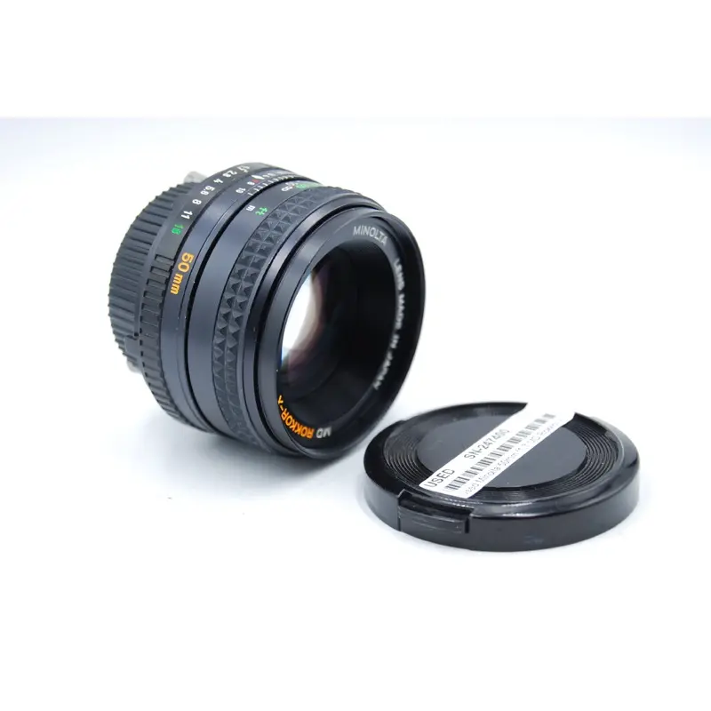 Used Minolta 50mm f1.7 MD Rokkor-X Lens