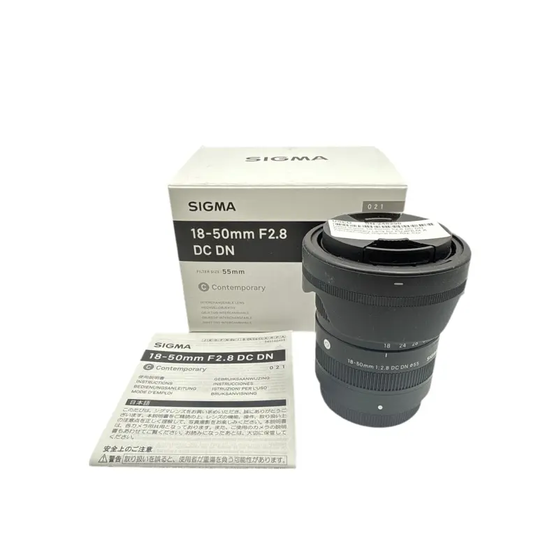 Used Sigma 18-50mm f/2.8 DC DN Contemporary Lens for FUJIFILM X