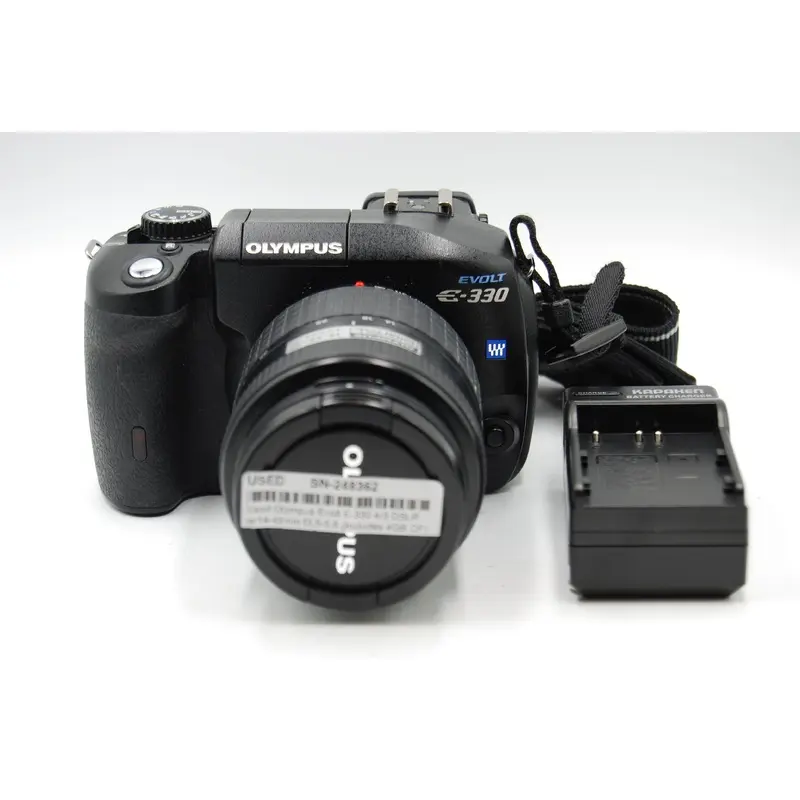 Used Olympus Evolt E-330 4/3 DSLR w/14-45mm f3.5-5.6 (Includes 4GB CF)