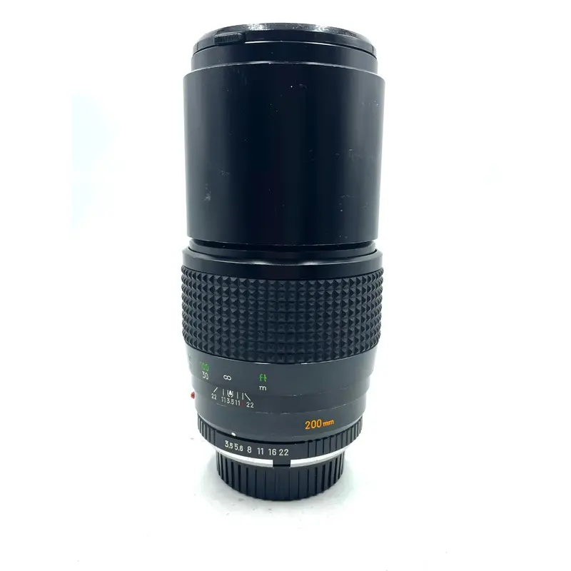 Used Minolta 200mm F3.5 MF Film Lens (Minolta MD Mount)