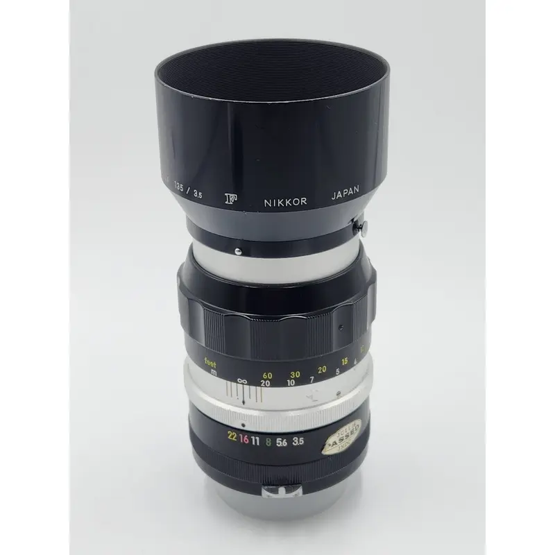 Used Nikon 135mm f3.5 Nikkor-Q (F-mt) Lens
