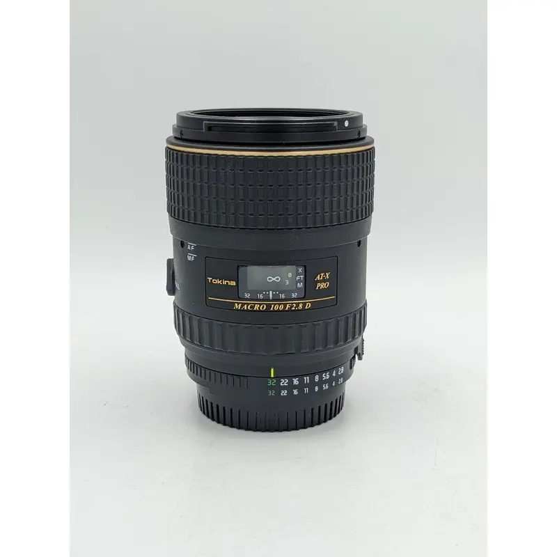 USED Tokina 100mm F2.8 Macto AT-X PRO D