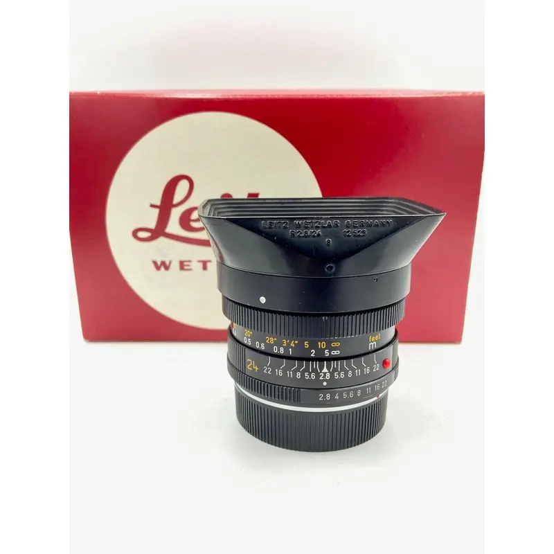 USED Leica Elmarit-R 24mm F/2.8 Lens (R Mount)