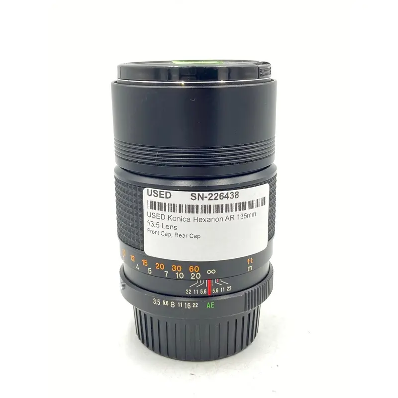 USED Konica Hexanon AR 135mm f/3.5 Lens