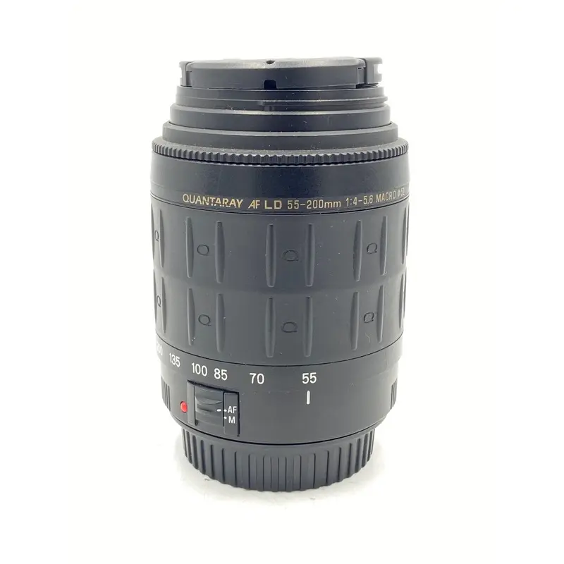 USED Quantaray LD 55-200mm f/4-5.6 Macro Lens for Canon