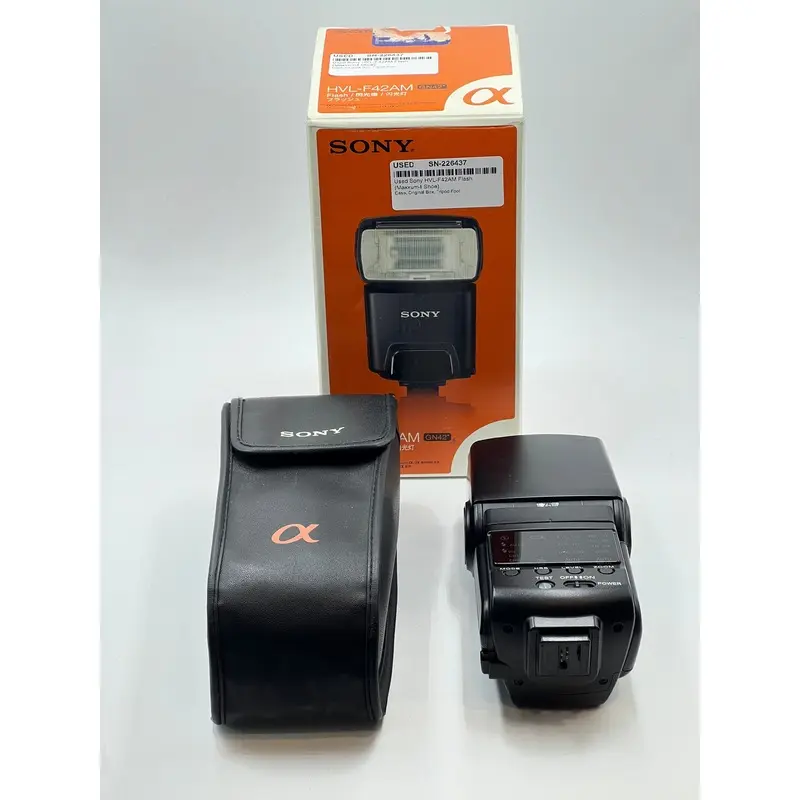 Used Sony HVL-F42AM Flash (Maxxum-I Shoe)