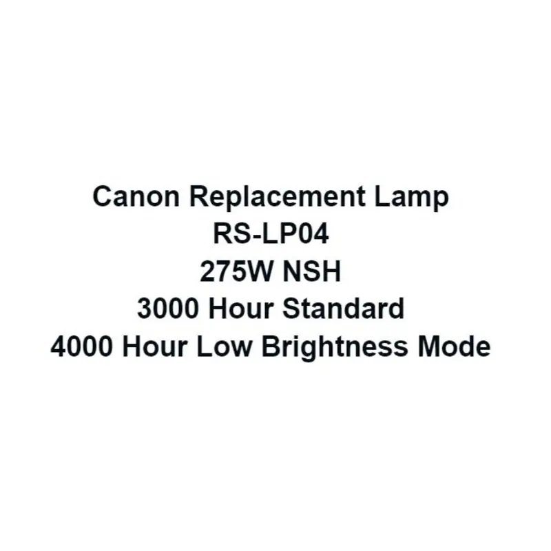 NEW OEM Canon RS-LP04 Projector Lamp-bulb for WUX10 Mark II Projector