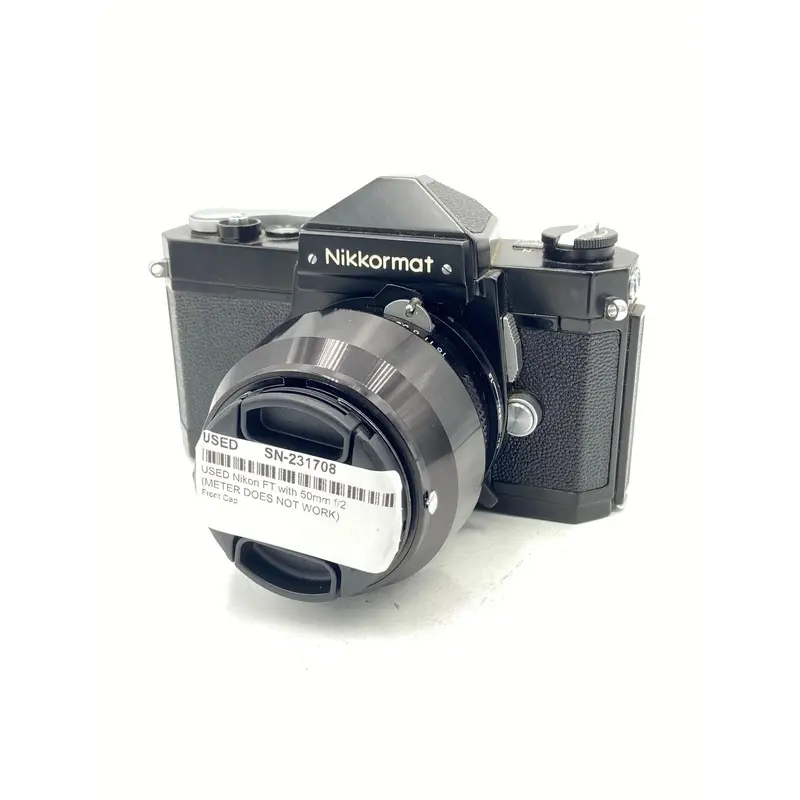USED Nikon FT with 50mm f/2 (METER DOES NOT WORK)