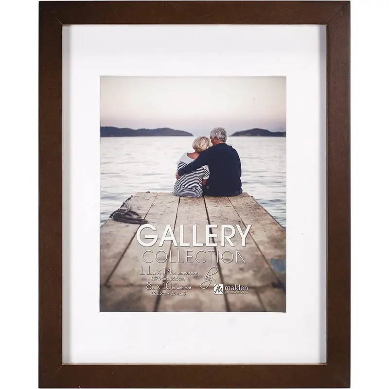 Malden 1168-08 8x10/11x14 Walnut Gallery Frame
