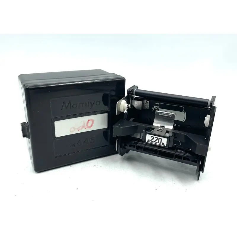 Used Mamiya m645 220 Roll insert w/case