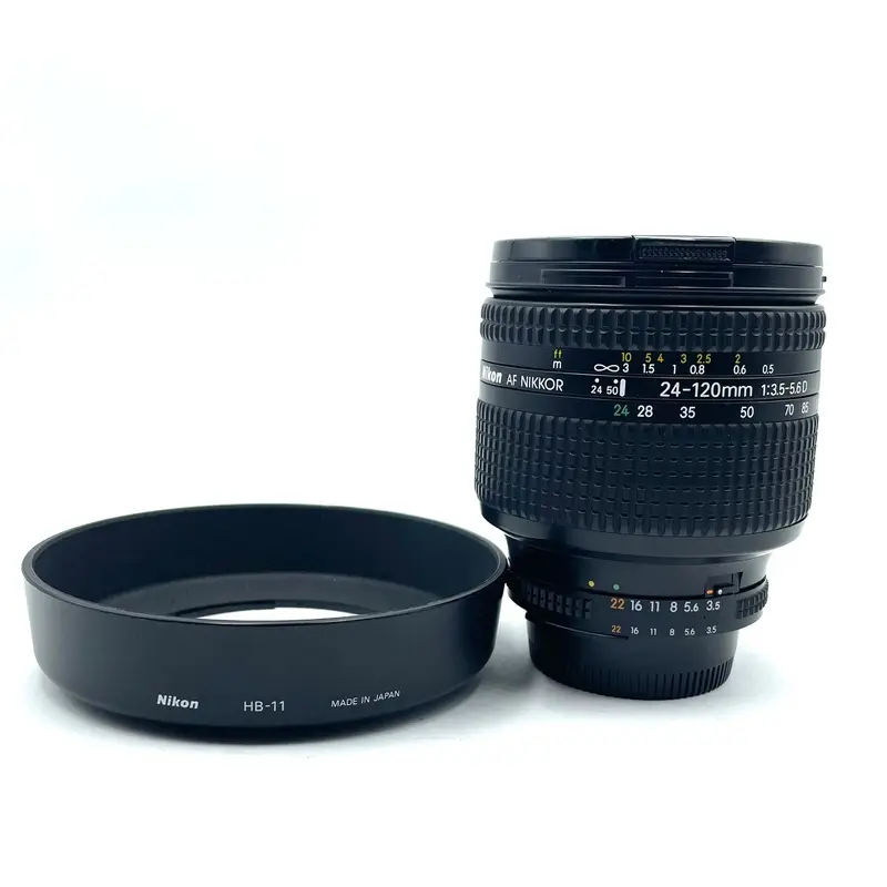 Used Nikon 24-120 F3.5-5.6 AF-D Lens W/ Lens hood