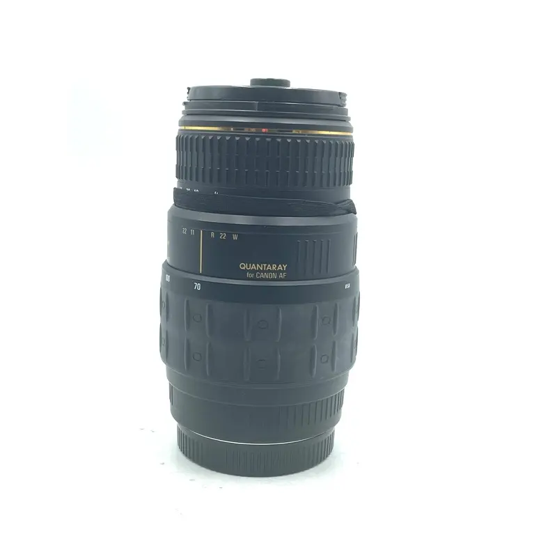 Used Quantaray 70-300mm F4-5.6 Lens W/ Front and rear caps (For Canon)