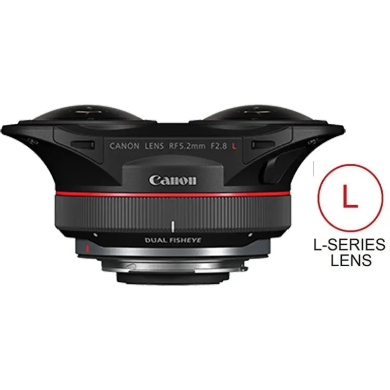 Canon RF 5.2mm F2.8 L Dual Fisheye 3D VR Lens