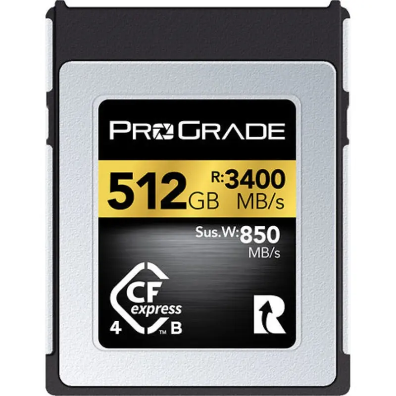 ProGrade Digital 512gb CFexpress 4.0 memory card