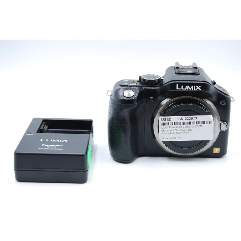Used Panasonic Lumix DMC-G5 Mirrorless Camera Body