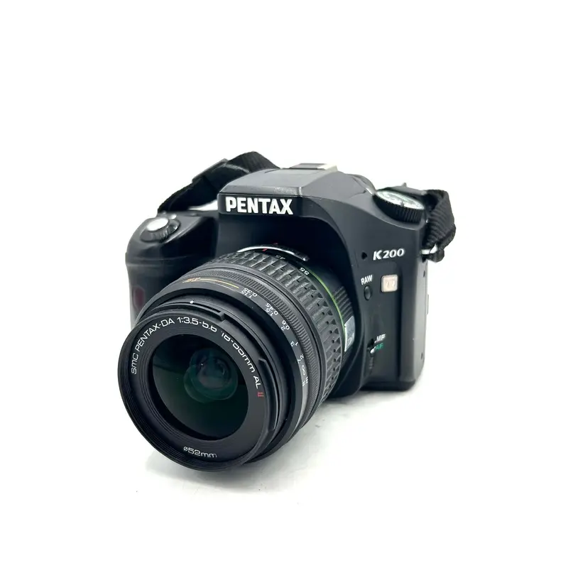 USED Pentax K200 DSLR W/ 18-55mm Lens