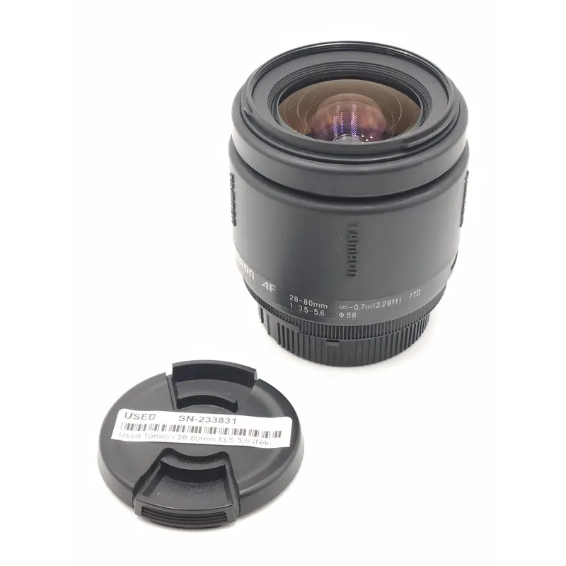 Used Tamron 28-80mm f3.5-5.6 (Nik-F) Lens