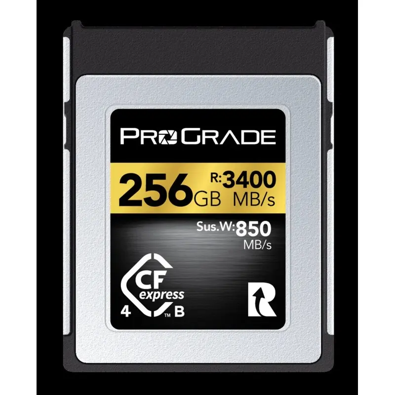 ProGrade Digital 256GB CFexpress 4.0 Type B Gold Memory Card