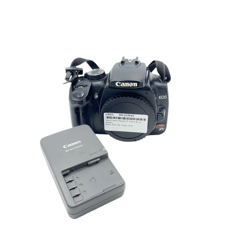 Used Canon Rebel XTi DSLR Body (Black)