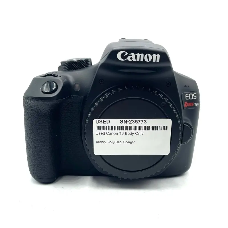 Used Canon T6 Body Only