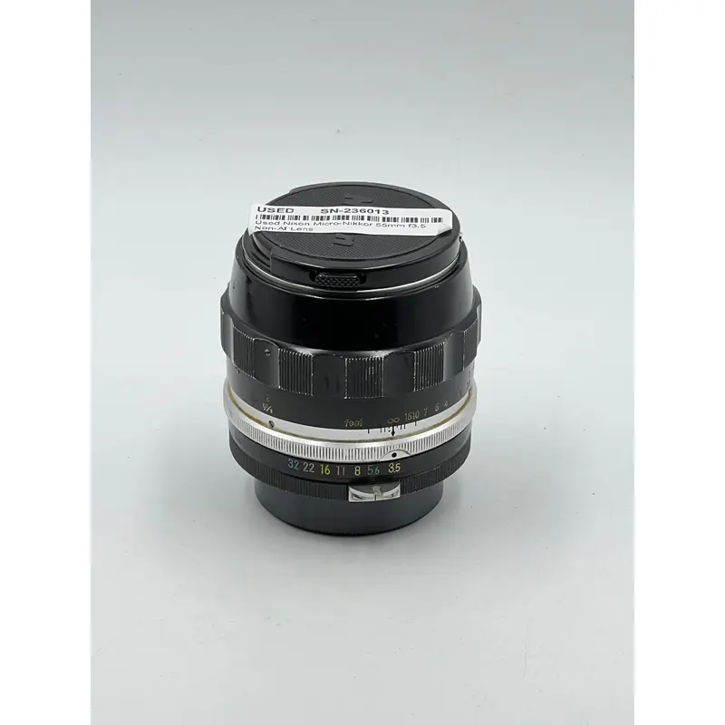 Used Nikon Micro-Nikkor 55mm f3.5 Non-AI Lens