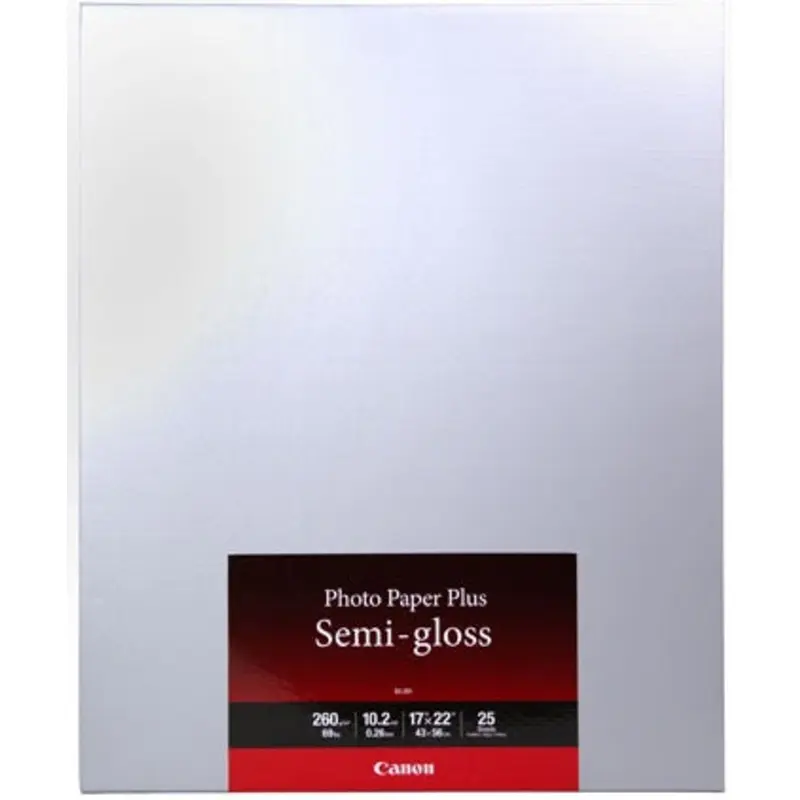Canon SG-201 Photo Paper Plus Semi-Gloss (17 x 22", 25 Sheets)