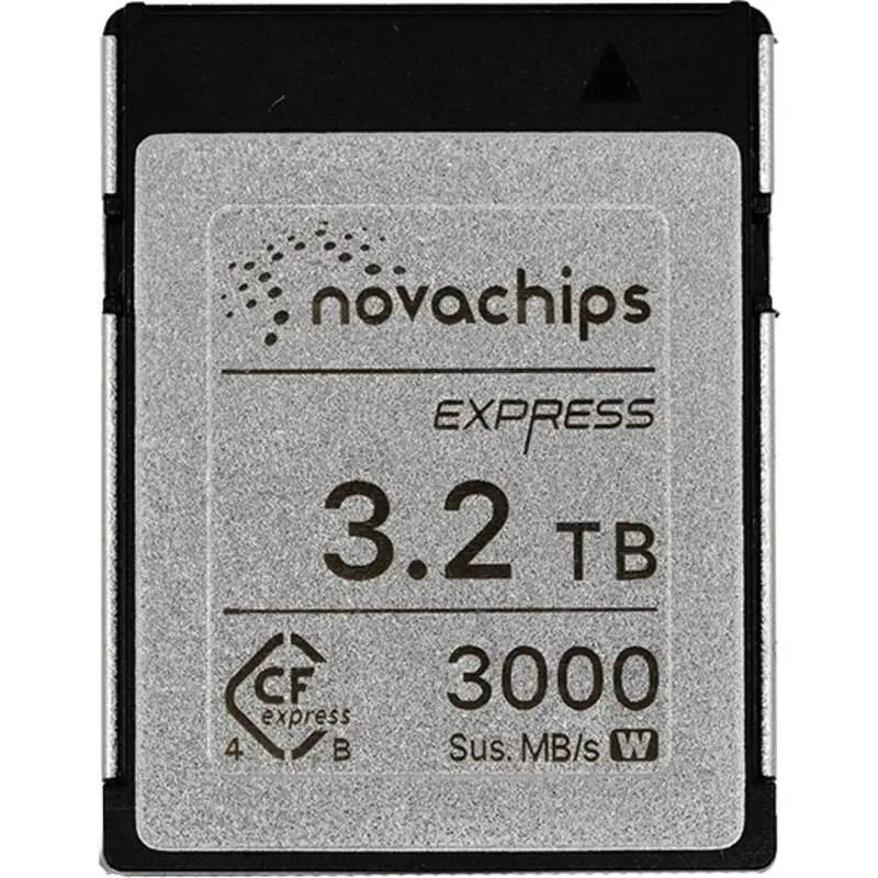 Novachips 3.2TB CFexpress 4.0 Type B Memory Card