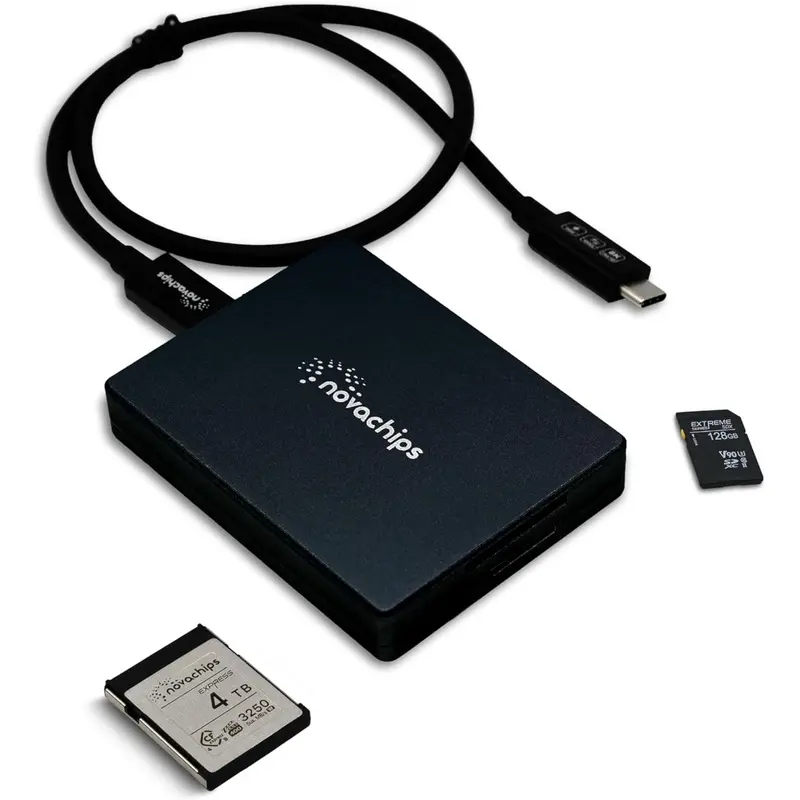 Novachips USB 3.2 CFExpress Type B and SD Card Combo Reader