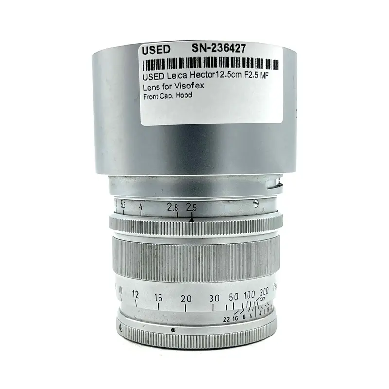 USED Leica Hector12.5cm F2.5 MF Lens for Visoflex