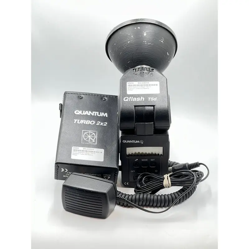 USED Quantum Qflash T5d w/ Quantum Turbo 2x2 Battery